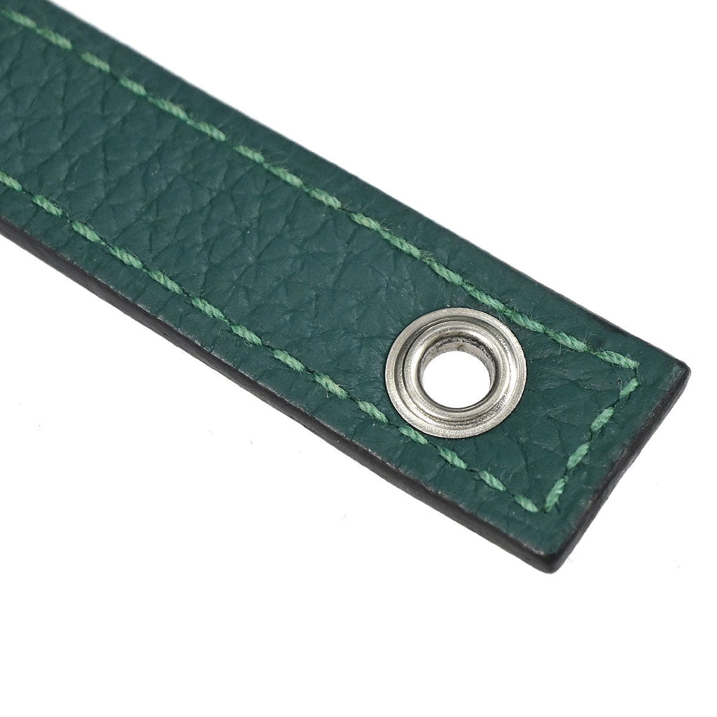 Hermes Malachite Taurillon Clemence Picotin Lock 18 PM Handbag