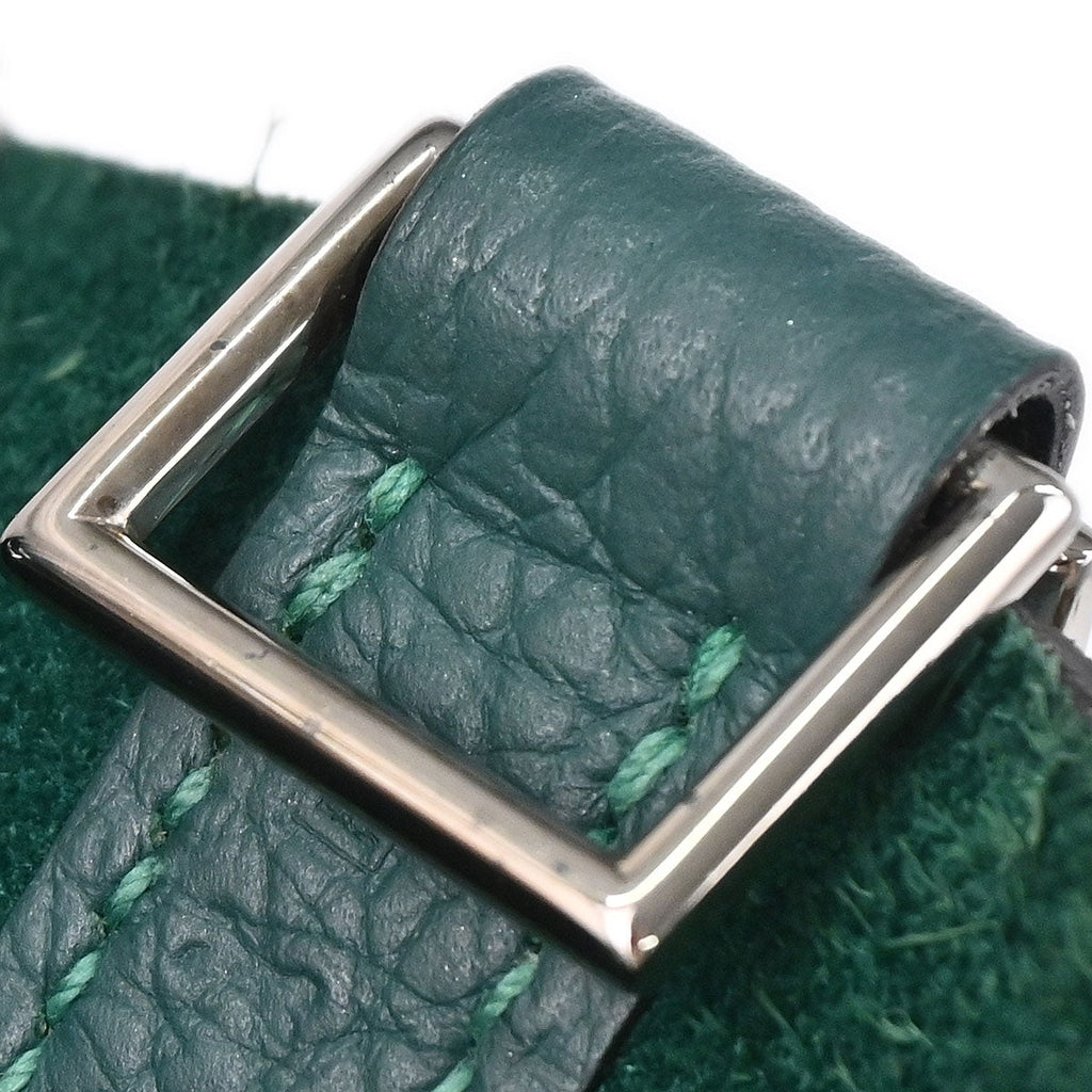 Hermes Malachite Taurillon Clemence Picotin Lock 18 PM Handbag