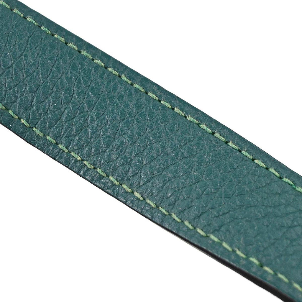 Hermes Malachite Taurillon Clemence Picotin Lock 18 PM Handbag