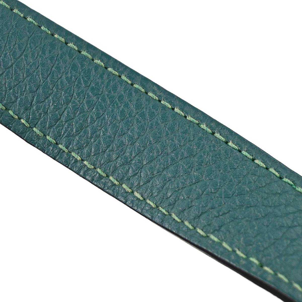 Hermes Malachite Taurillon Clemence Picotin Lock 18 PM Handbag
