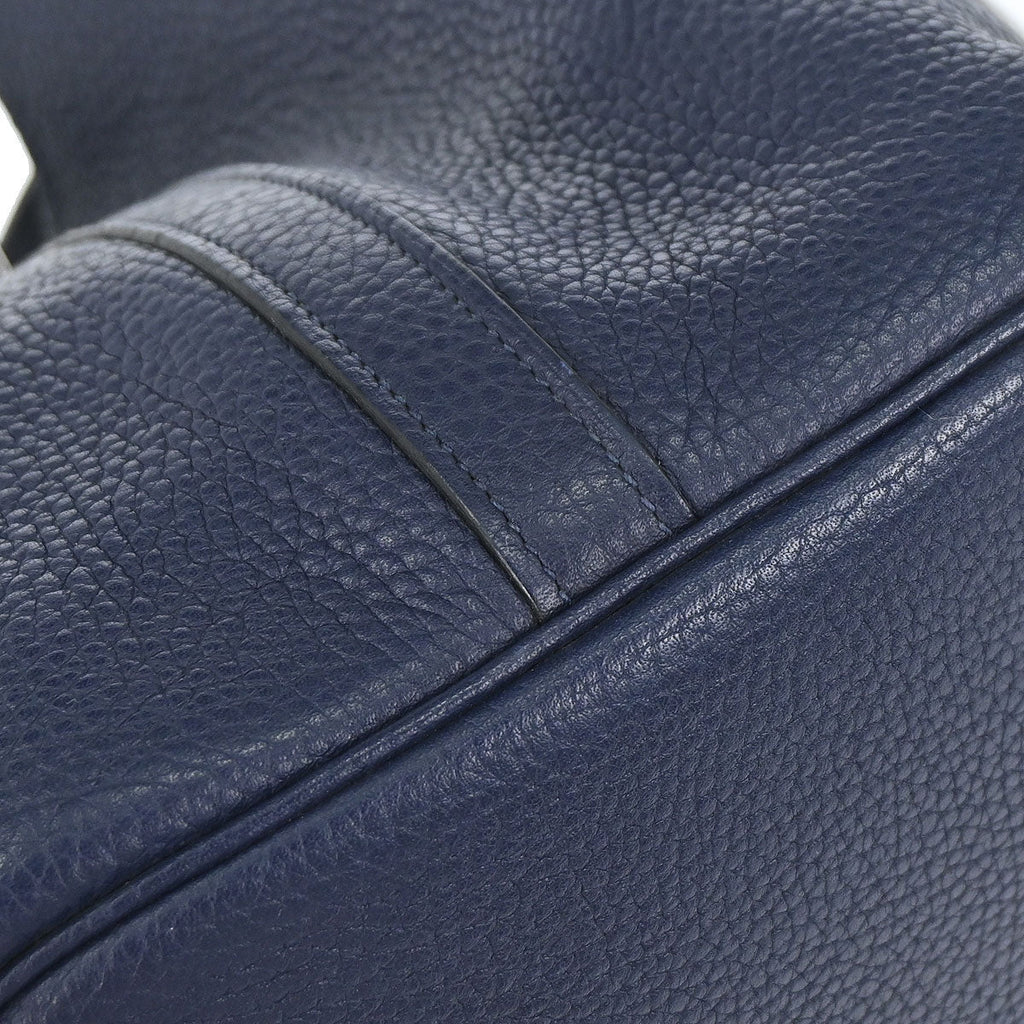 Hermes Blue Nuit Taurillon Clemence Picotin Lock 26 GM Handbag