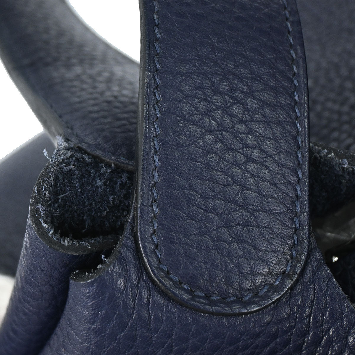Hermes Blue Nuit Taurillon Clemence Picotin Lock 26 GM Handbag