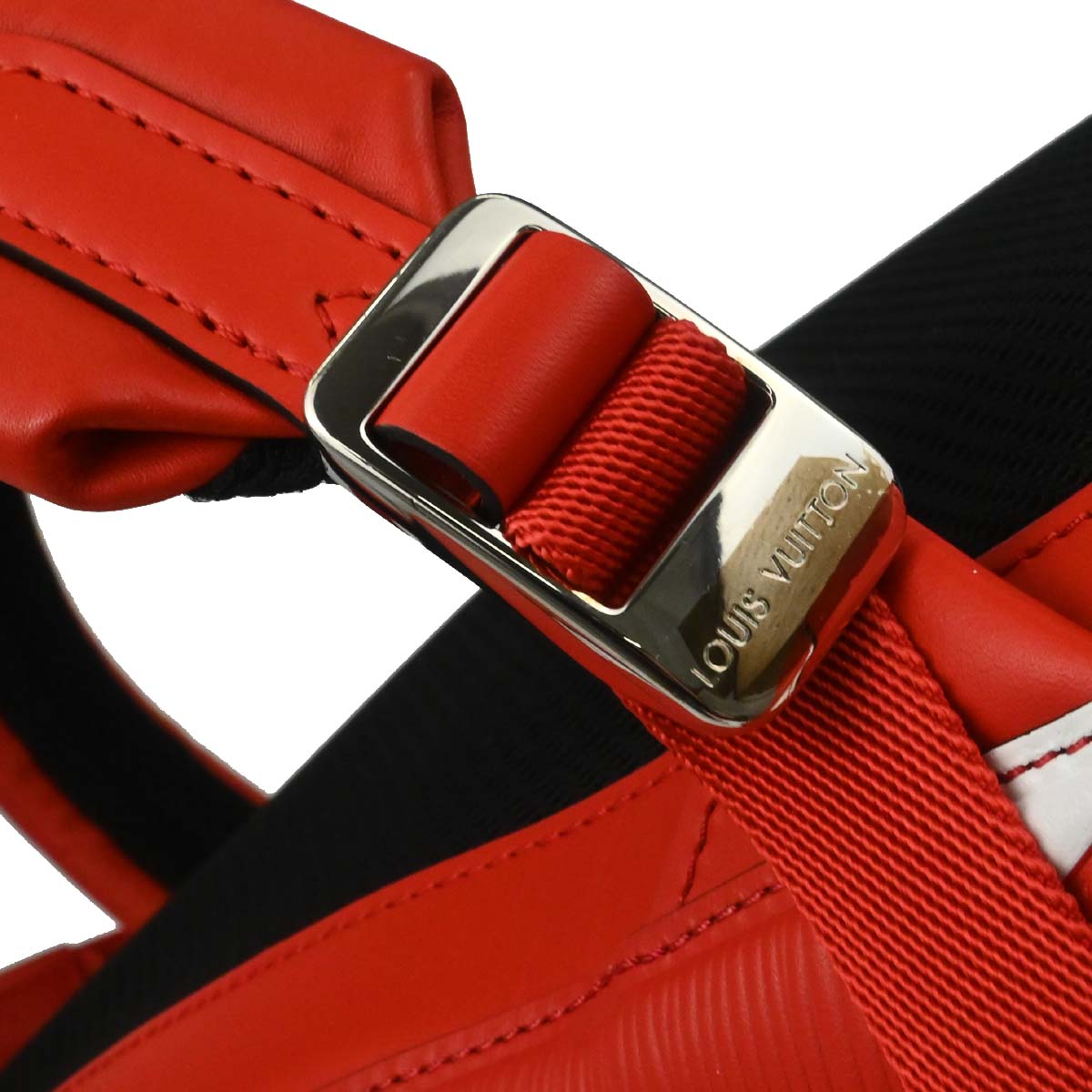 Louis Vuitton Red White Epi Apollo Backpack M52117