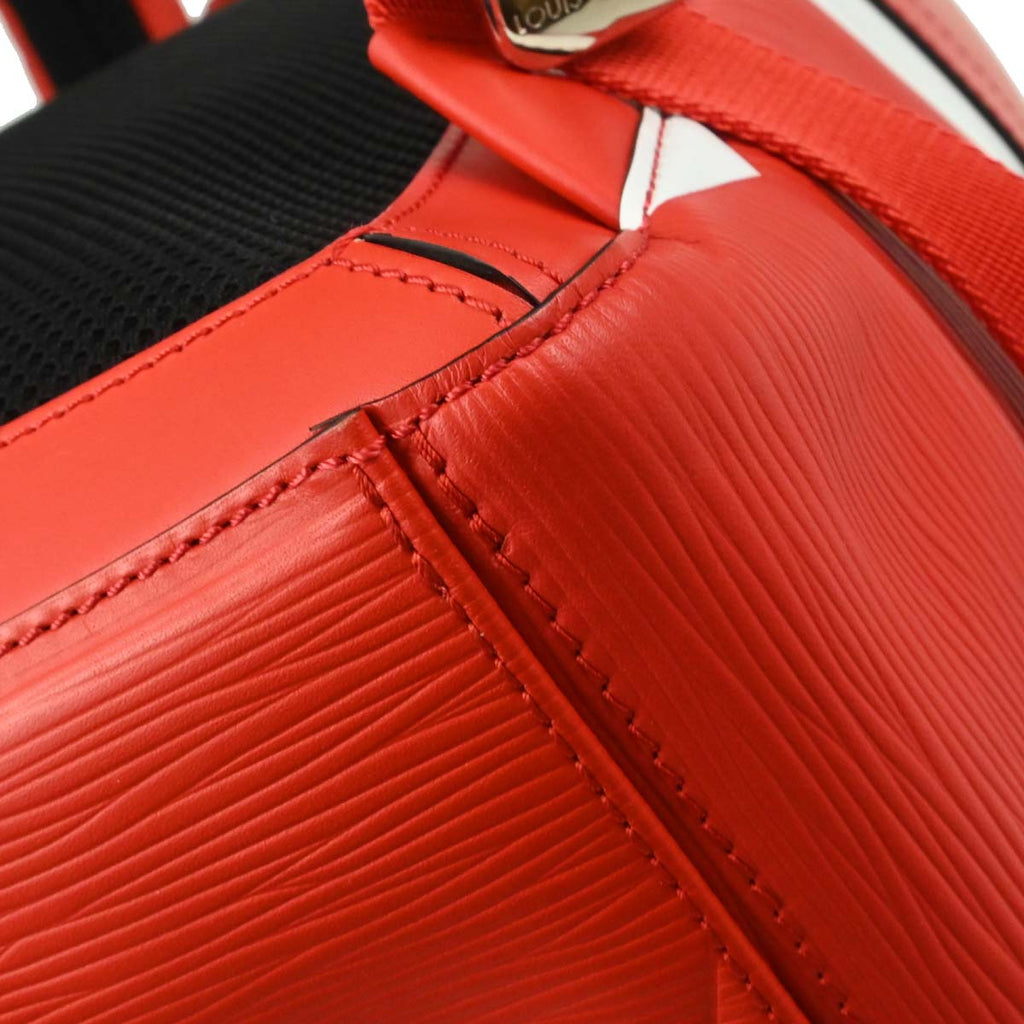 Louis Vuitton Red White Epi Apollo Backpack M52117
