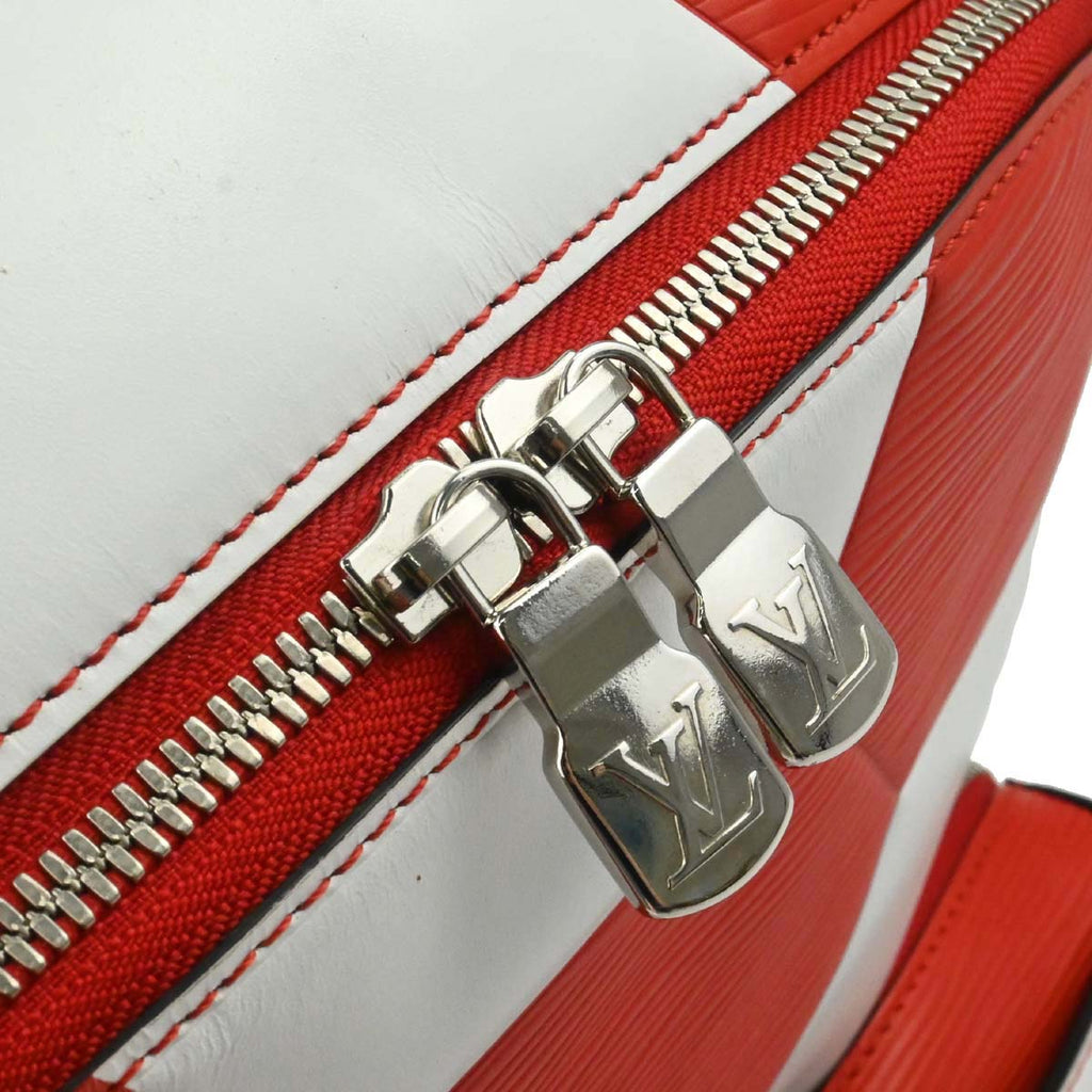 Louis Vuitton Red White Epi Apollo Backpack M52117
