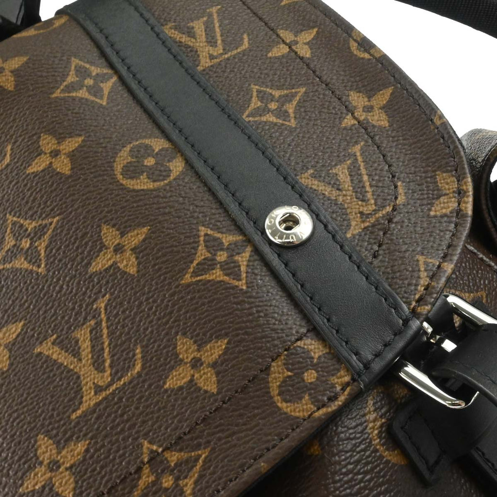 Louis Vuitton Monogram Macassar Christopher PM Backpack M43735