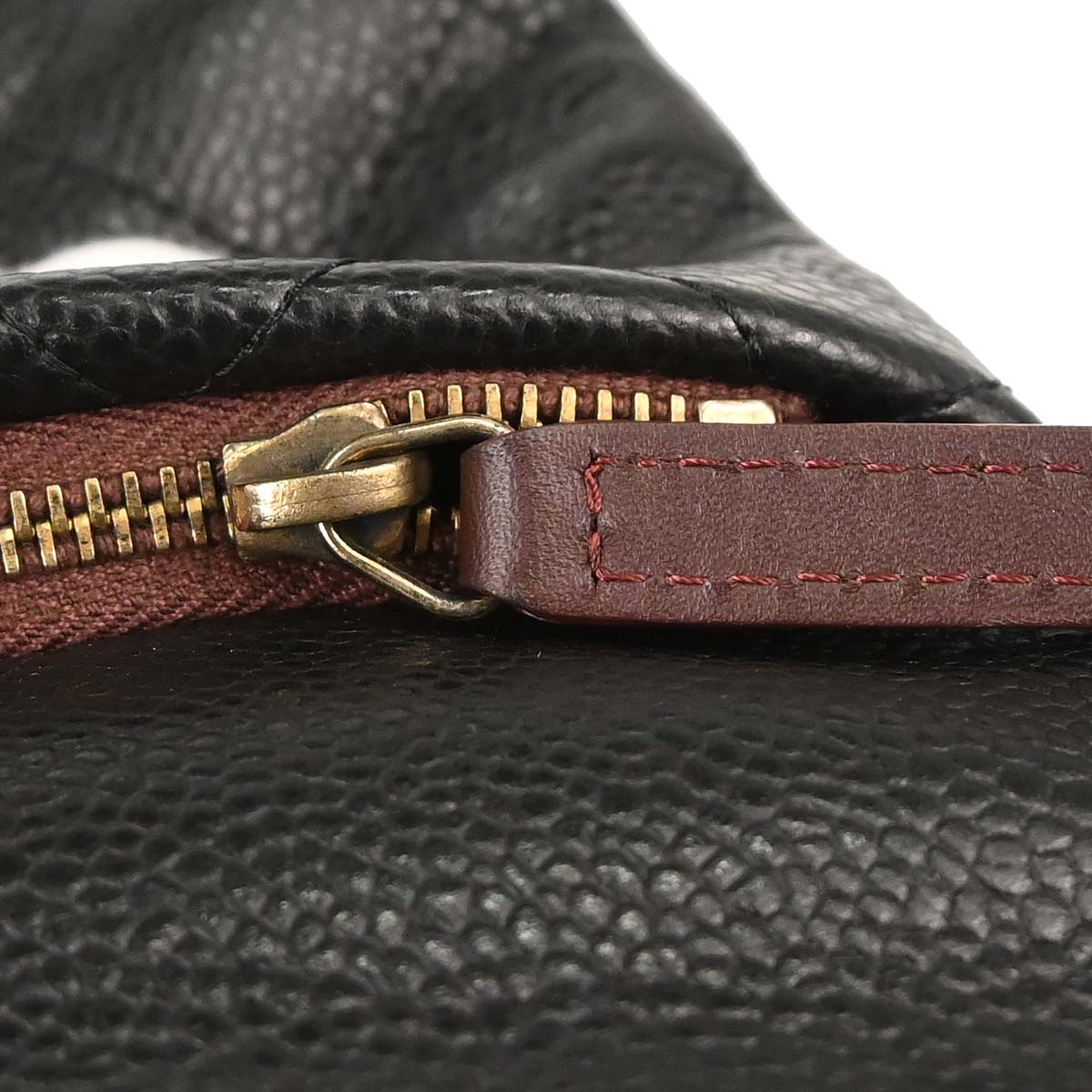 Chanel 2015-2016 Black Caviar Skin Clutch Bag