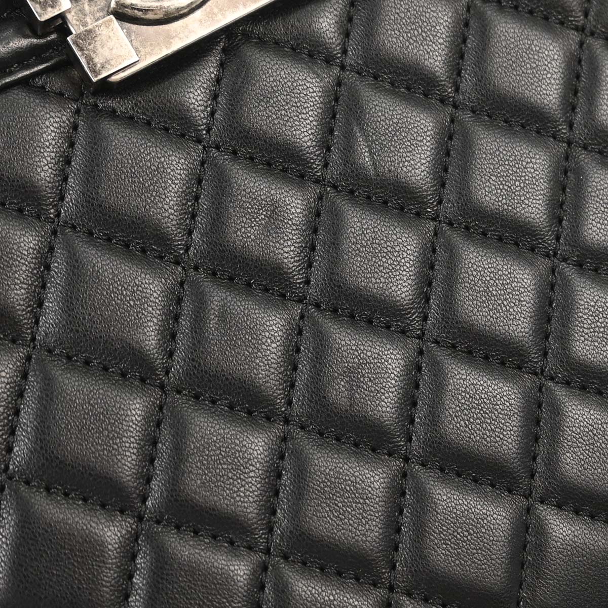 Boy Chanel 2017 Black Lambskin Medium Shoulder Bag