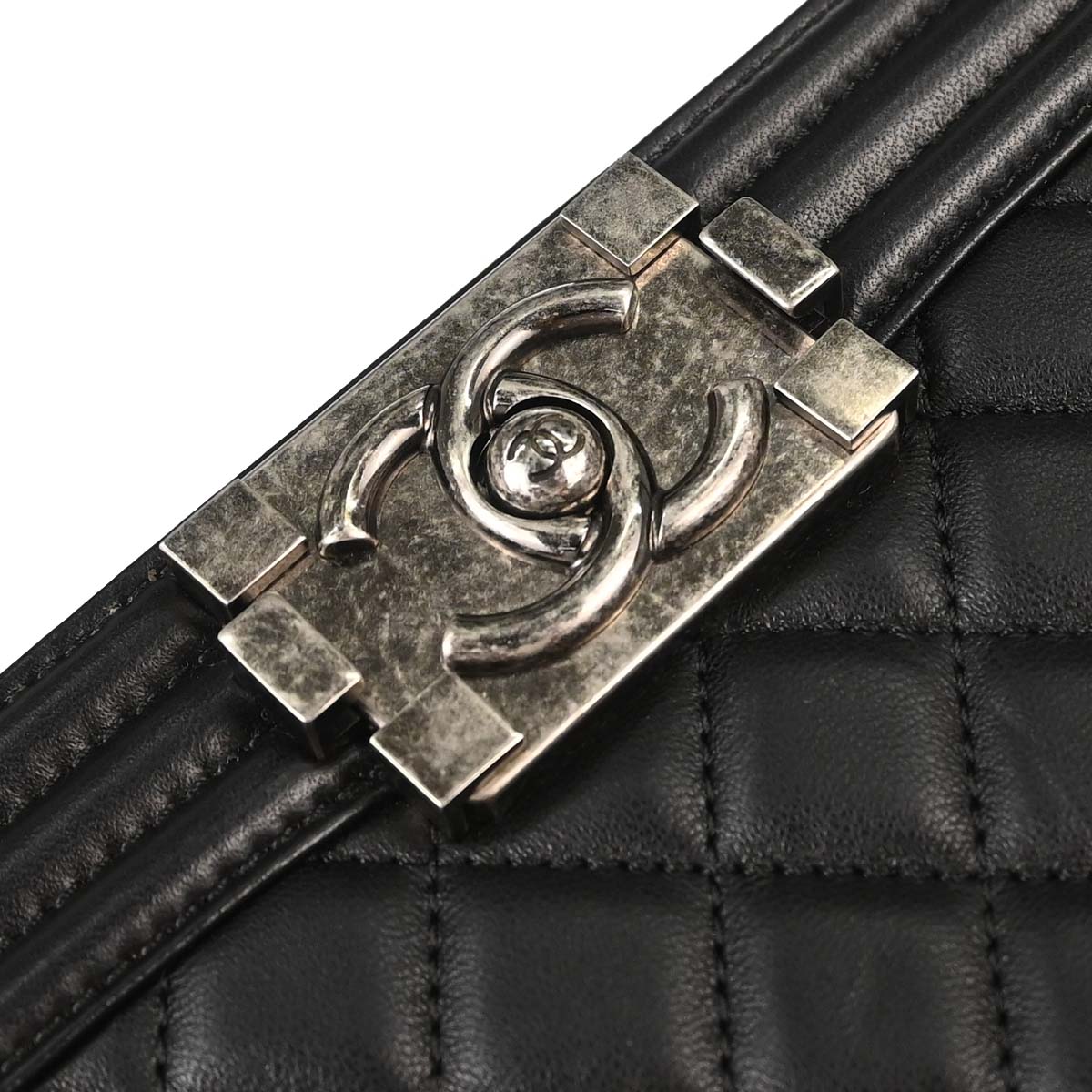 Boy Chanel 2017 Black Lambskin Medium Shoulder Bag