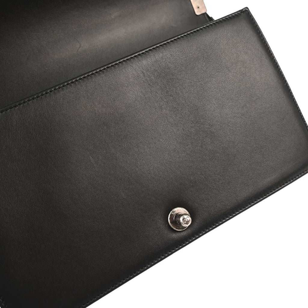 Boy Chanel 2017 Black Lambskin Medium Shoulder Bag