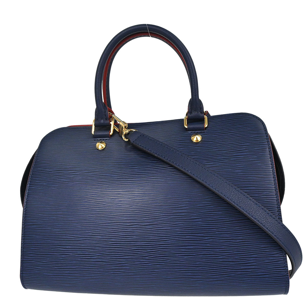 Louis Vuitton Indigo Epi Vaneau MM Tote 2way Shoulder Handbag M51239