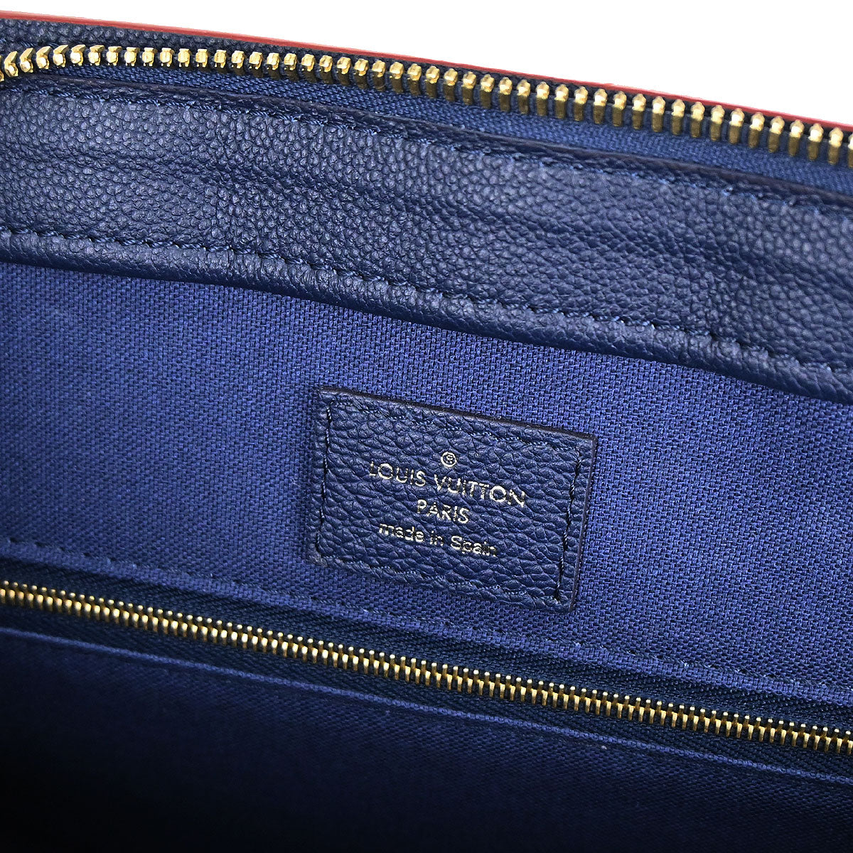Louis Vuitton Indigo Epi Vaneau MM Tote 2way Shoulder Handbag M51239