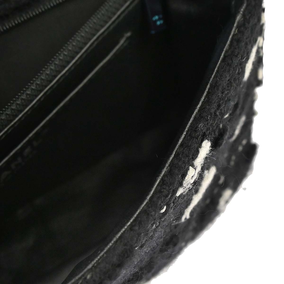 Chanel 2015-2016 Black Tweed Elementary Chic Flap Shoulder Bag