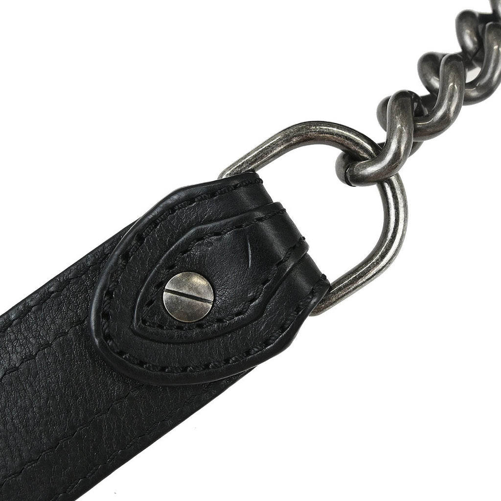 Chanel 2014 Black Calfskin Pony Hair Paris-Dallas Saddle Shoulder Bag