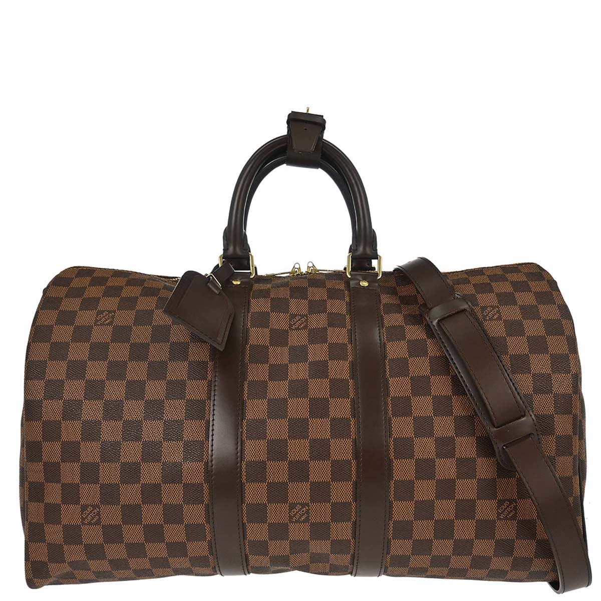 Louis Vuitton Damier Keepall Bandouliere 45 Duffle Bag N41428