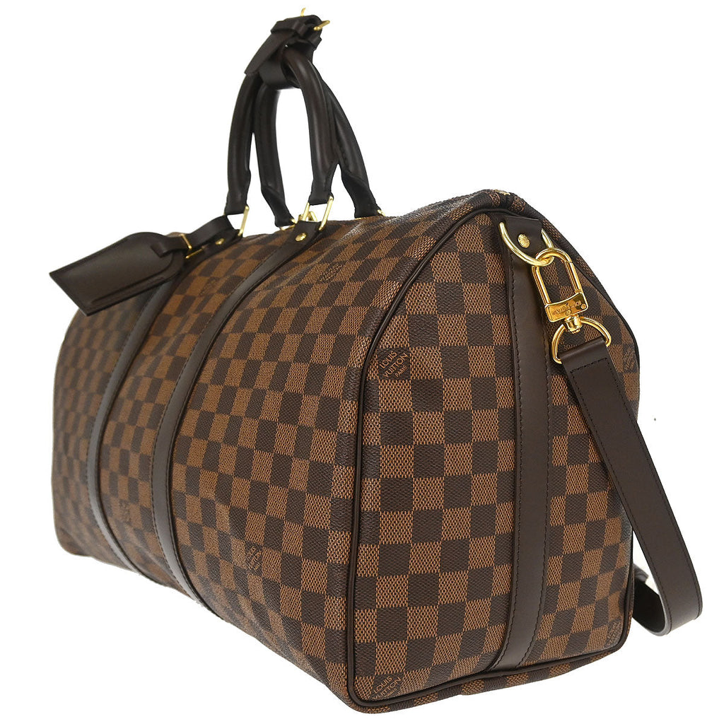 Louis Vuitton Damier Keepall Bandouliere 45 Duffle Bag N41428