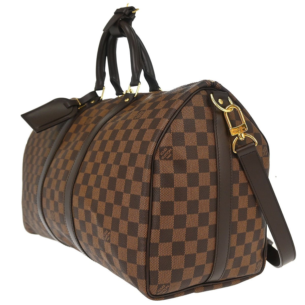 Louis Vuitton Damier Keepall Bandouliere 45 Duffle Bag N41428
