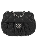 Chanel 2012 Black Calfskin Chain Around Shoulder Bag