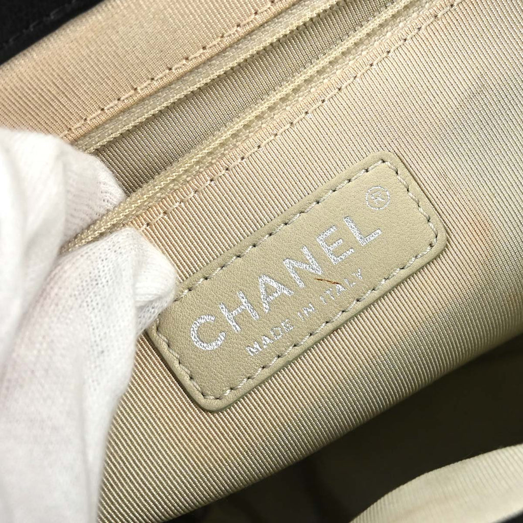 Chanel 2012 Black Calfskin Chain Around Shoulder Bag