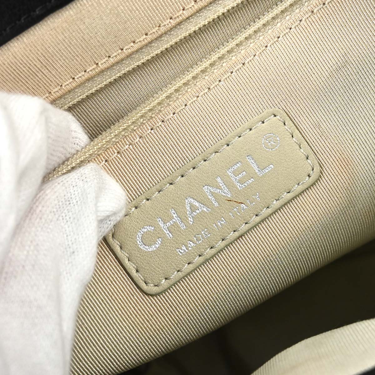 Chanel 2012 Black Calfskin Chain Around Shoulder Bag