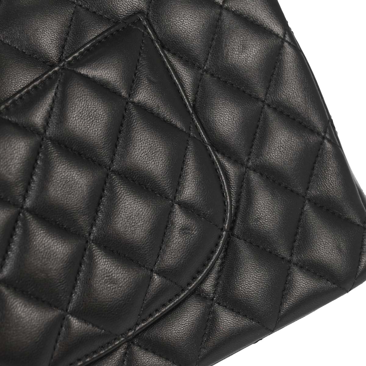 Chanel 2019 Black Lambskin Medium Piercing Chic Double Flap Shoulder Bag