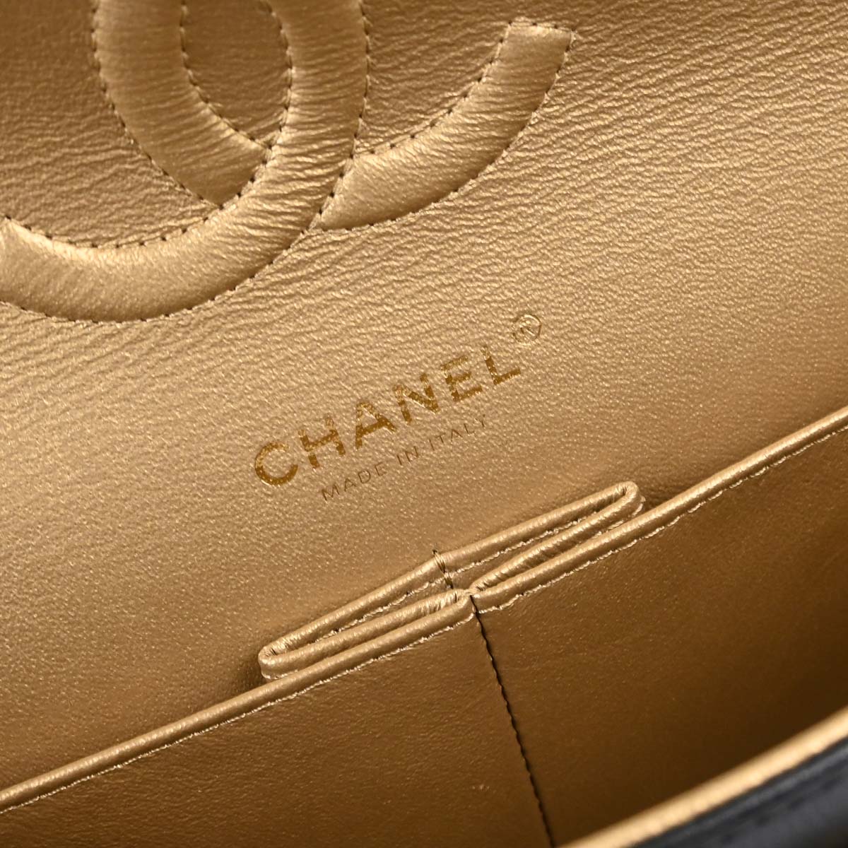 Chanel 2019 Black Lambskin Medium Piercing Chic Double Flap Shoulder Bag