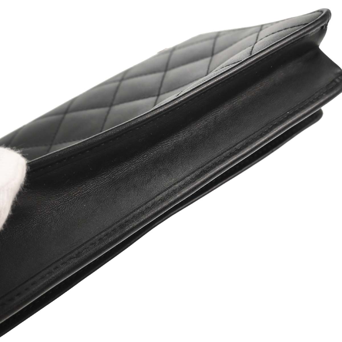 Chanel 2014 Calfskin Cambon Ligne WOC Wallet on Chain Shoulder Bag