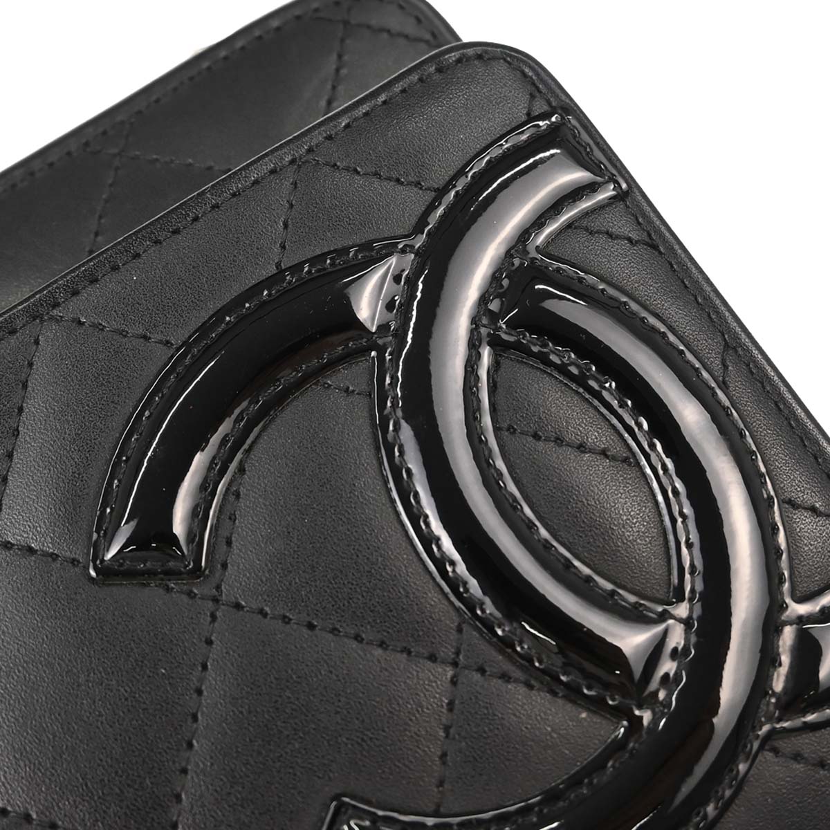 Chanel 2014 Calfskin Cambon Ligne WOC Wallet on Chain Shoulder Bag