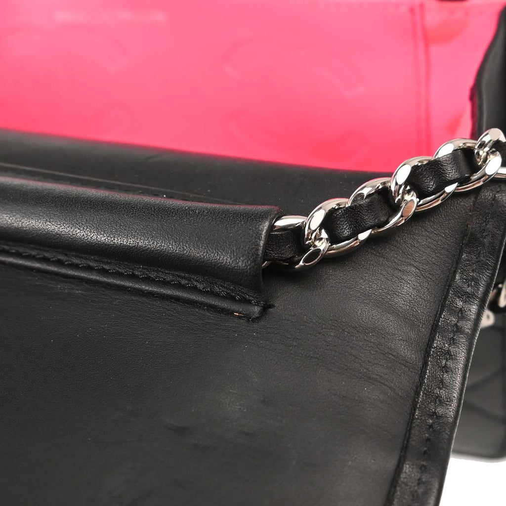 Chanel 2014 Calfskin Cambon Ligne WOC Wallet on Chain Shoulder Bag