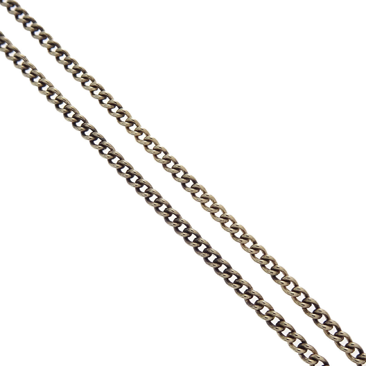 Chanel Gold Pink CC Arrow Pendant Necklace 10P