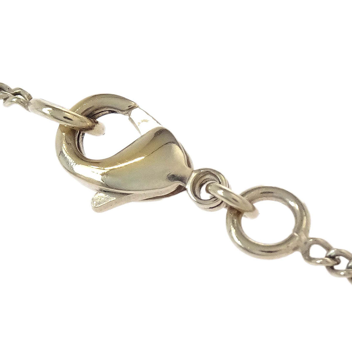 Chanel Charm CC Gold Chain Necklace Costume Pearl B14P