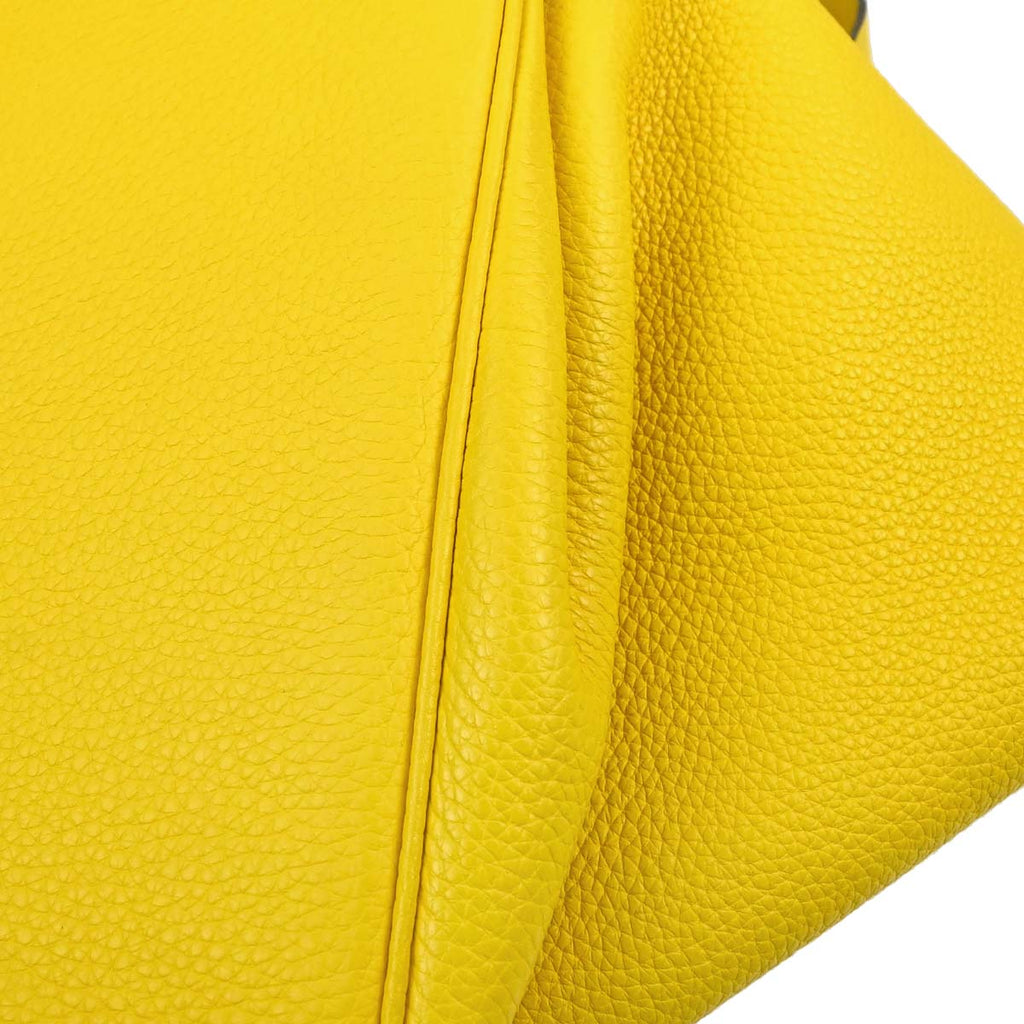 Hermes Jaune de Naples Taurillon Picotin Lock 26 GM Handbag