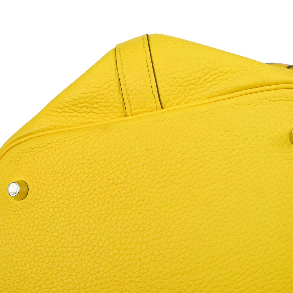 Hermes Jaune de Naples Taurillon Picotin Lock 26 GM Handbag