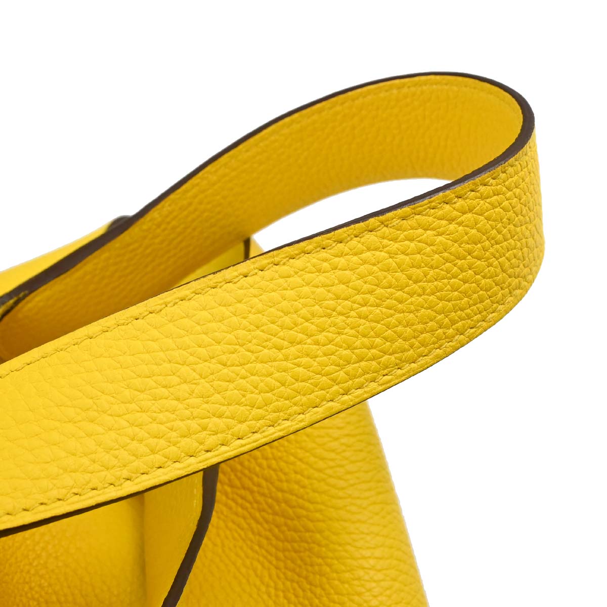 Hermes Jaune de Naples Taurillon Picotin Lock 26 GM Handbag