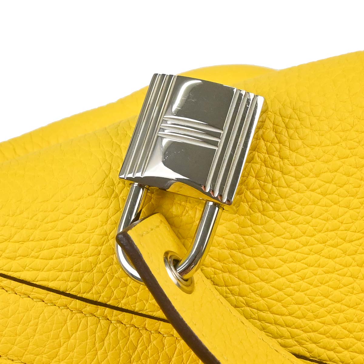 Hermes Jaune de Naples Taurillon Picotin Lock 26 GM Handbag