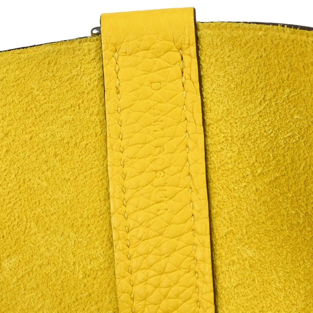 Hermes Jaune de Naples Taurillon Picotin Lock 26 GM Handbag