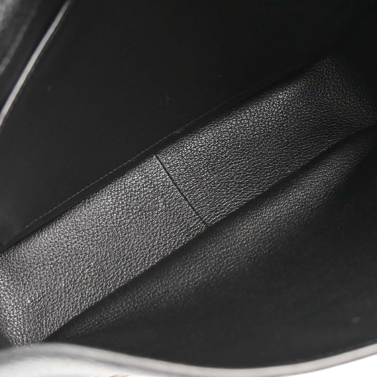 Hermes Black Taurillon Clemence Steve Caporal 27 Shoulder Bag