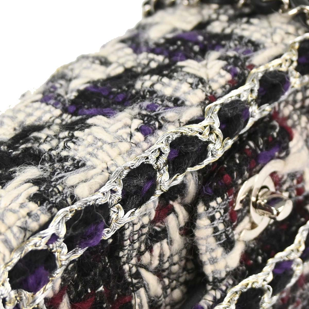 Chanel 2019 Black White Tweed Shoulder Bag