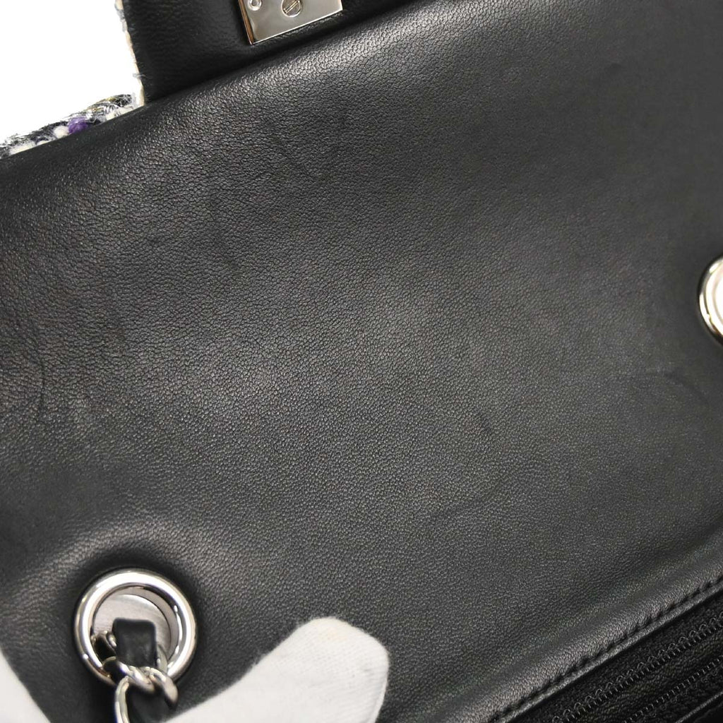 Chanel 2019 Black White Tweed Shoulder Bag
