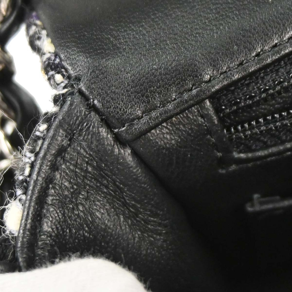 Chanel 2019 Black White Tweed Shoulder Bag