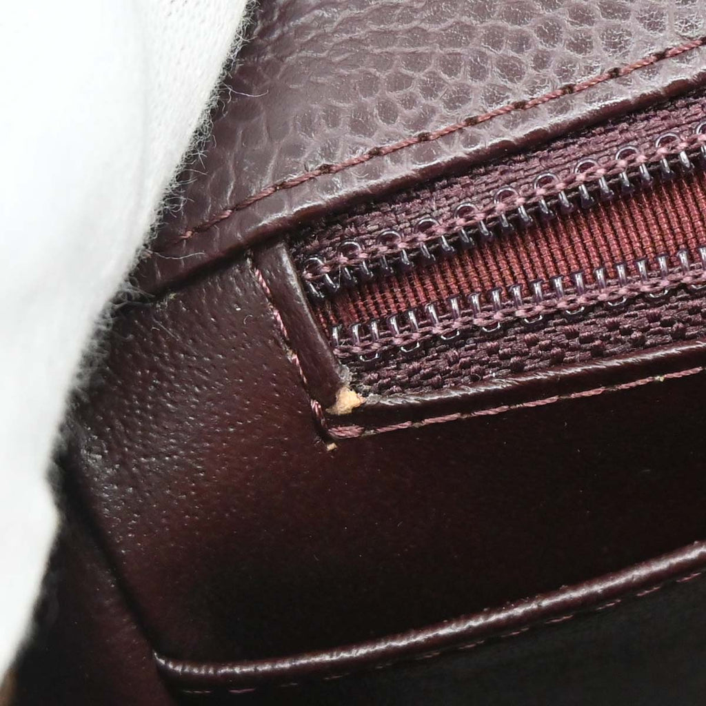 Chanel Brown Caviar Skin Mini Classic Square Flap Shoulder Bag 17
