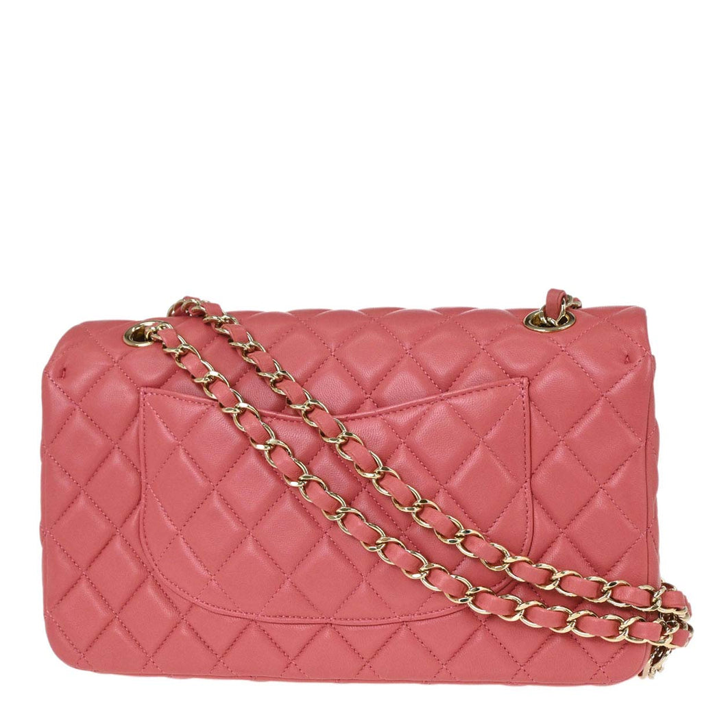 Chanel 2014 Pink Lambskin Valentine Shoulder Bag