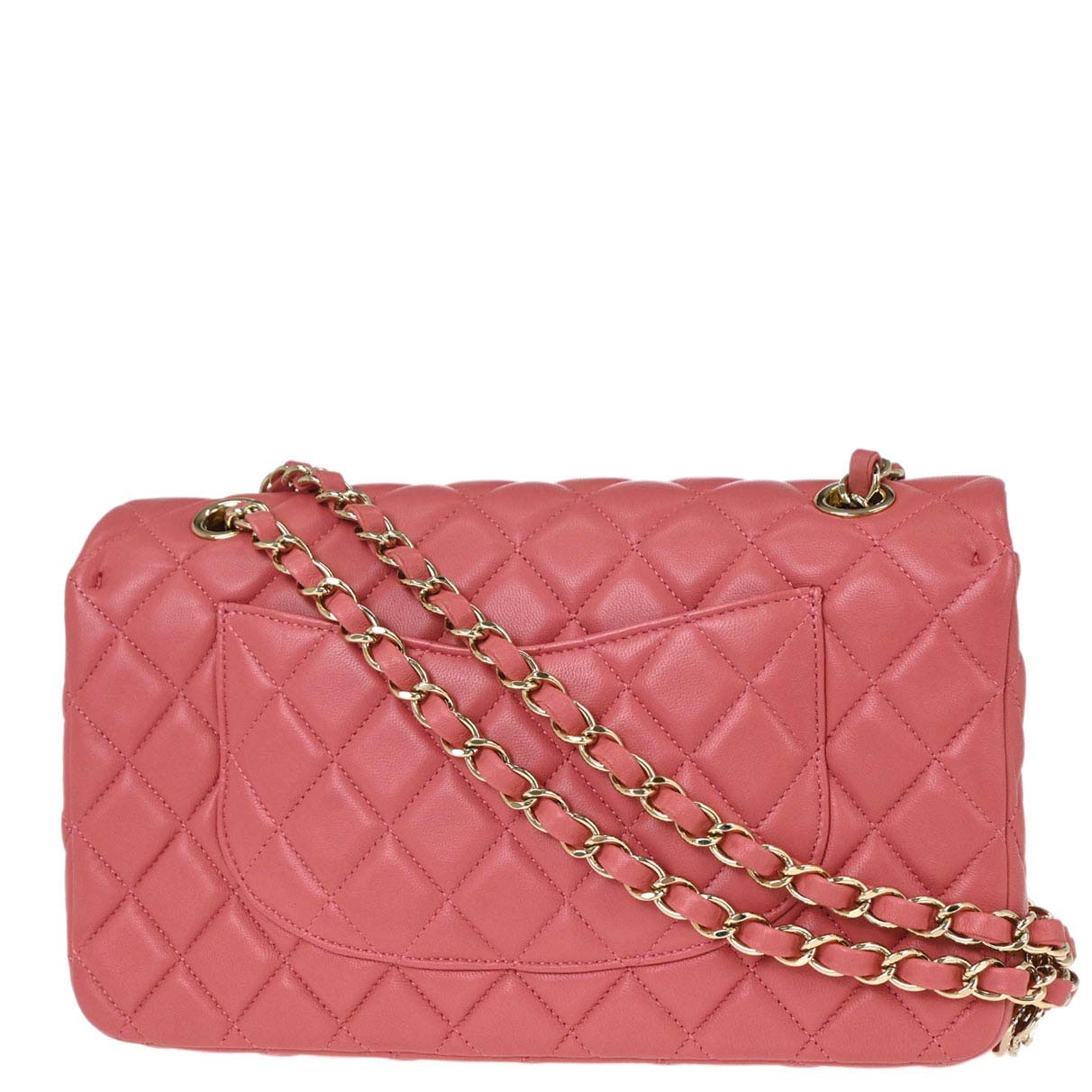 Chanel 2014 Pink Lambskin Valentine Shoulder Bag
