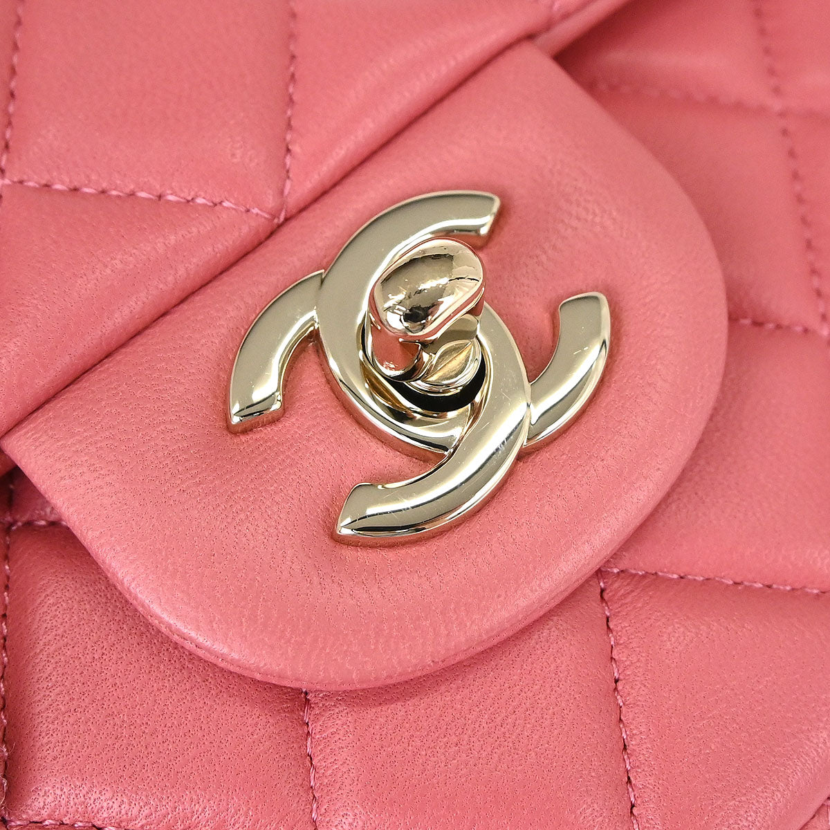 Chanel 2014 Pink Lambskin Valentine Shoulder Bag