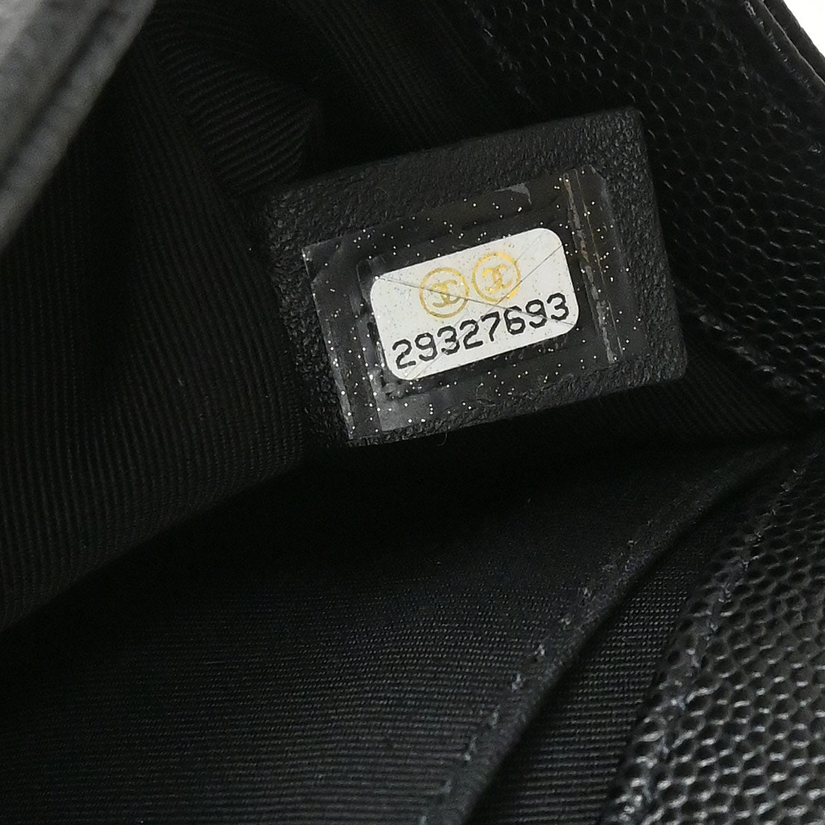 Boy Chanel 2019 Black Caviar Skin Small Chain Shoulder Bag