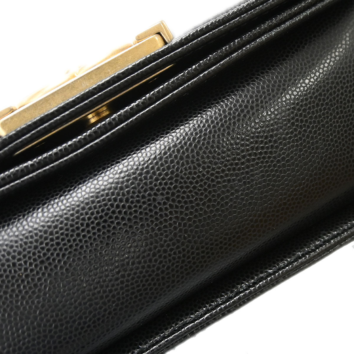 Boy Chanel 2019 Black Caviar Skin Small Chain Shoulder Bag