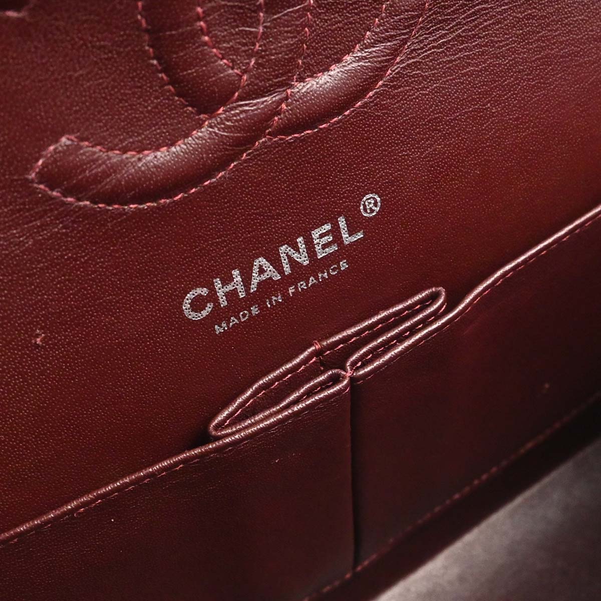 Chanel 2014 Black Caviar Skin Medium Classic Double Flap Shoulder Bag