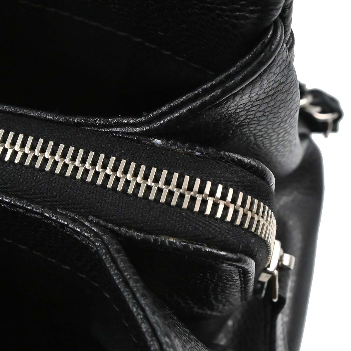 Chanel 2012-2013 Black Caviar Skin Timeless CC Chain Tote Bag