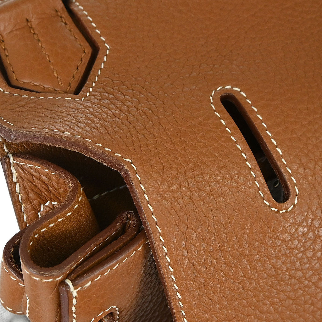 Hermes 2014 Gold Taurillon Clemence Jypsiere 31 Bag