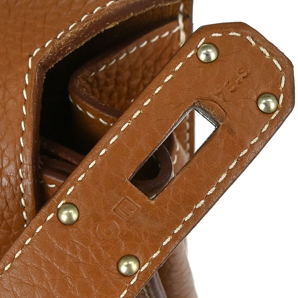Hermes 2014 Gold Taurillon Clemence Jypsiere 31 Bag